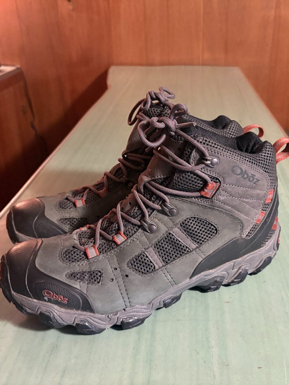 Mens Oboz Bridger Mid B-Dry Waterproof Hiking Boots Size 11.5